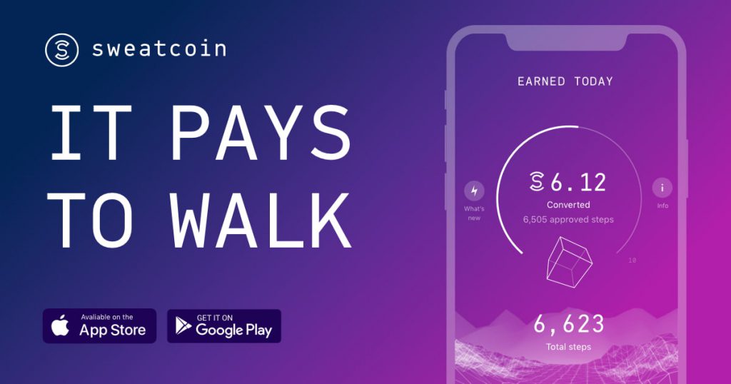 Sweatcoin một app kiếm tiền đi bộ được nhiều người dùng